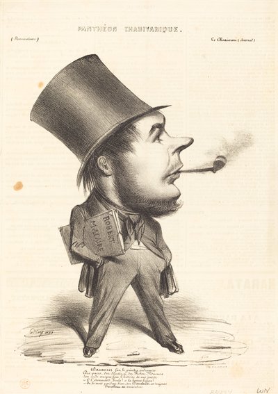 Daumier war der gewöhnliche Maler... von Honoré Daumier