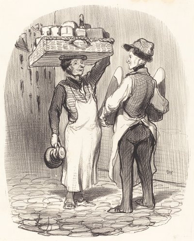 Die Geschäftsträger von Honoré Daumier