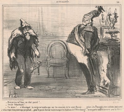 Woher kommst du? von Honoré Daumier