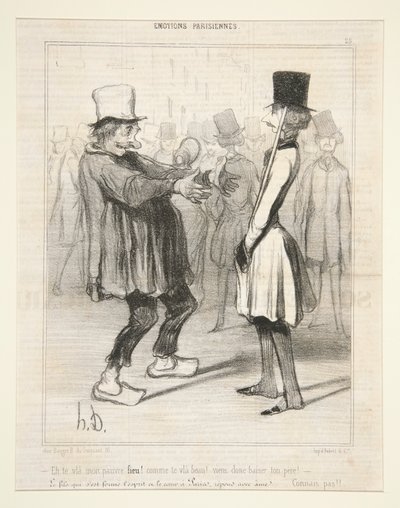 Eh, te v... von Honoré Daumier