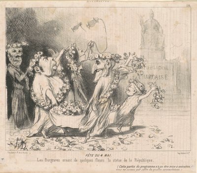 Fest am 4. Mai von Honoré Daumier