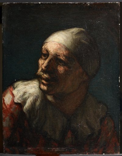 Kopf von Pasquin von Honoré Daumier