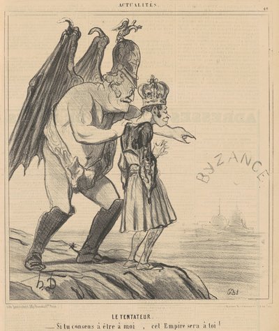 Der Versucher von Honoré Daumier