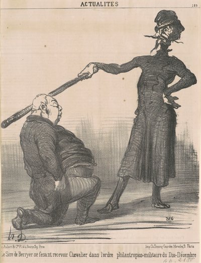 Der Herr von Berryer ... Ritter ... von Honoré Daumier