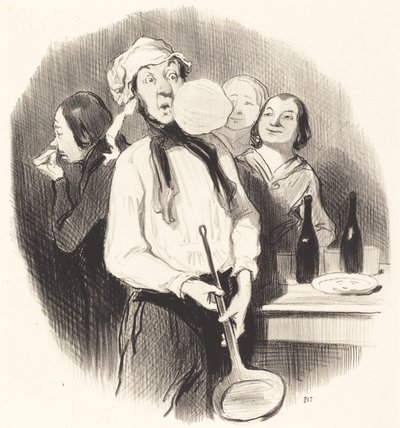 Die Crêpes von Honoré Daumier