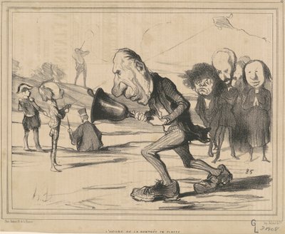 Die Stunde des Schulbeginns von Honoré Daumier