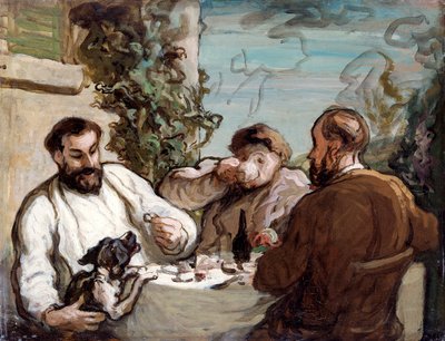 Mittagessen auf dem Land von Honoré Daumier
