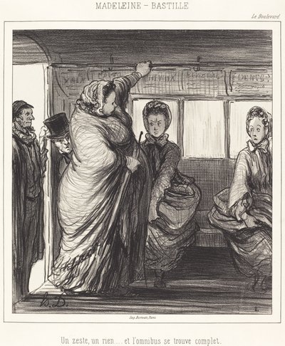 Madeleine-Bastille von Honoré Daumier