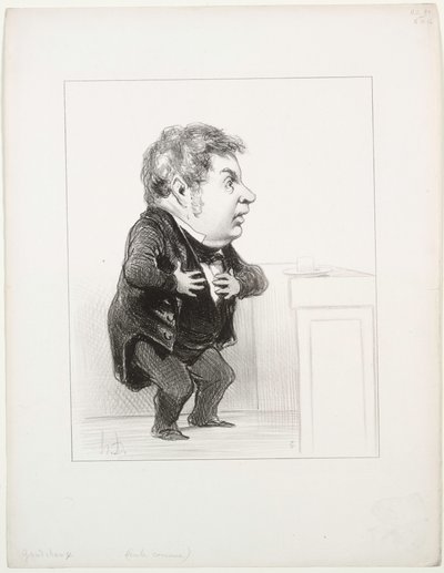 Michel Goudchaux von Honoré Daumier