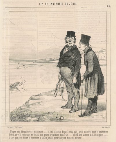 Keine Sorge... von Honoré Daumier
