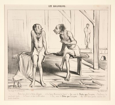 Unser guter Verbündeter der Pascha von Honoré Daumier