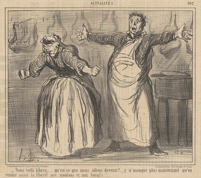 Wir sind frei... von Honoré Daumier