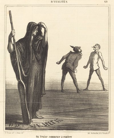 Wo Venedig zu hoffen beginnt von Honoré Daumier