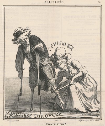 Armer Alter von Honoré Daumier