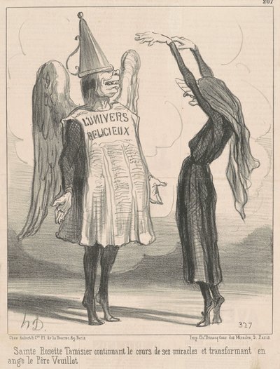 Heilige Rosette Tamisier ... von Honoré Daumier