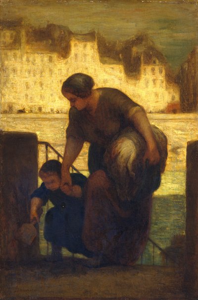 Die Wäscherin, 186[3] von Honoré Daumier