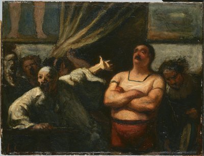 Der starke Mann von Honoré Daumier