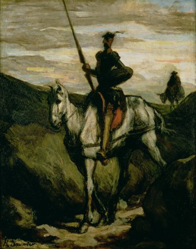 Don Quijote von Honoré Daumier