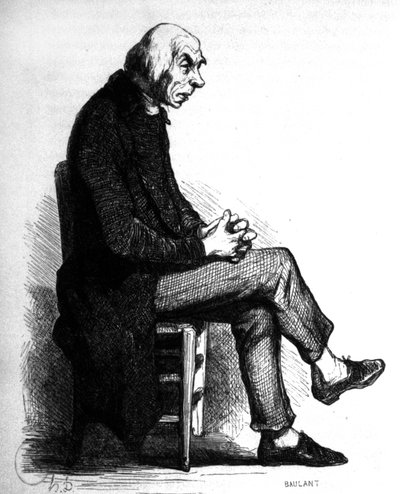 Vater Goriot von Honoré Daumier