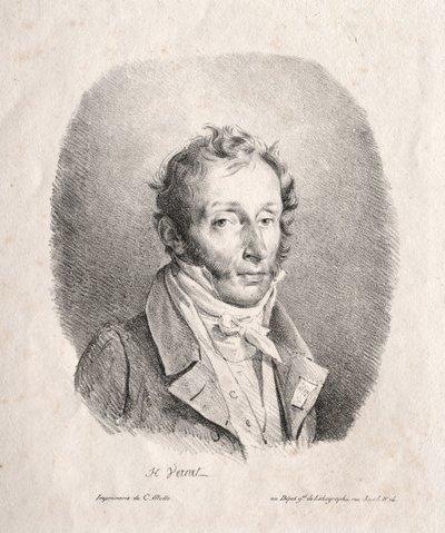Carle Vernet, 1817 von Emile Jean Horace Vernet