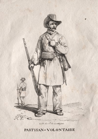 Freiwilliger Partisan von Emile Jean Horace Vernet