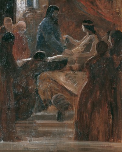 Auferweckung der Tochter des Jaïrus von Hubert Landa