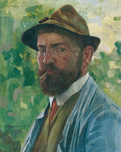 Selbstbildnis von Hubert Landa
