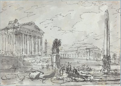Fantasie über ein antikes Kapitol von Hubert Robert