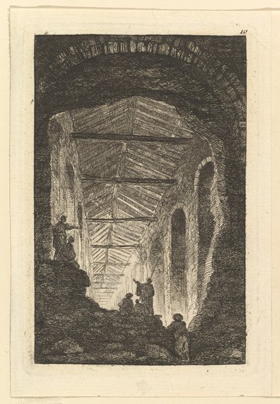 La Galerie Antique von Hubert Robert