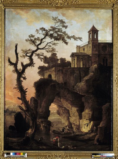 Landschaft der Fantasie von Hubert Robert