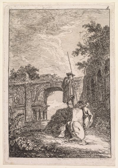 Die Abende von Rom: Der Triumphbogen von Hubert Robert