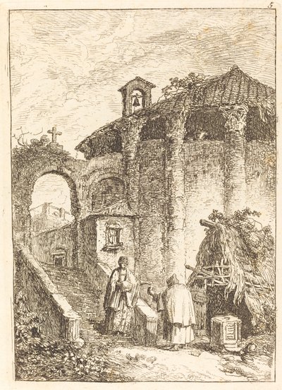 Der alte Tempel von Hubert Robert