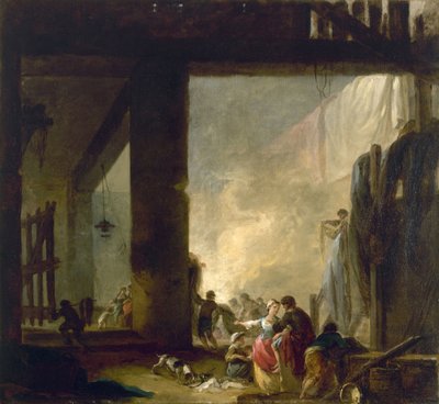 Die Wäscherei von Hubert Robert