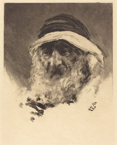 Studie eines arabischen Kopfes von Hubert von Herkomer