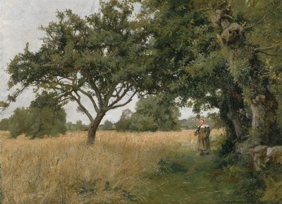 Landschaft in der Bretagne, 1877 von Hugh Bolton Jones