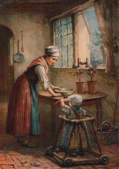 Die junge Mutter, ca. 1887 von Hugh Carter
