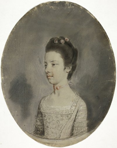 Porträtbüste einer Dame von Hugh Douglas Hamilton