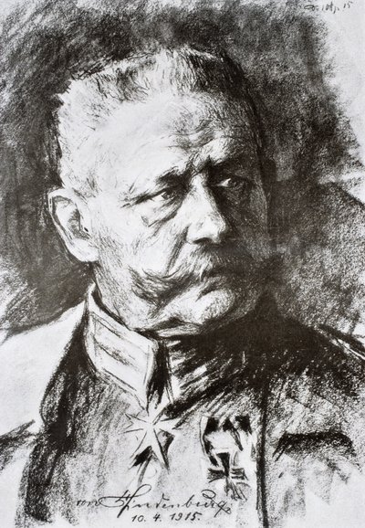 General Paul von Hindenburg von Hugo Vogel