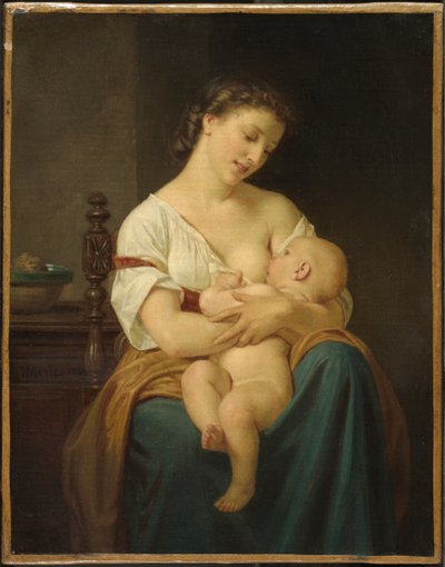 Mutter und Kind, ca. 1869 von Hugues Merle