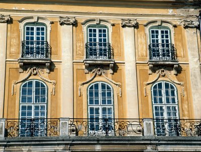 Fassade des Esterházy-Palastes von Hungarian School