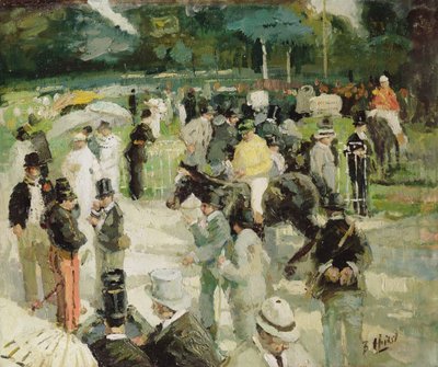 Rennen in Longchamp von Hurst Balmford