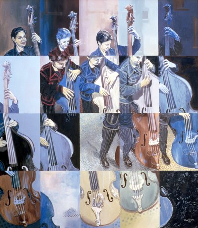 Paula Gardiner, Jazz-Bassistin, 1998 von Huw S. Parsons