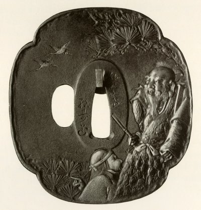 Das alte Paar Takasago, um 1800-1820, 1910 von Ichijosai Hirotoshi
