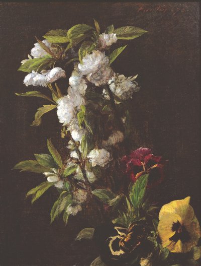 Blumen, 1876 von Ignace Henri Jean Fantin Latour