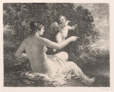 Venus und Amor, 1896 von Ignace Henri Jean Fantin Latour