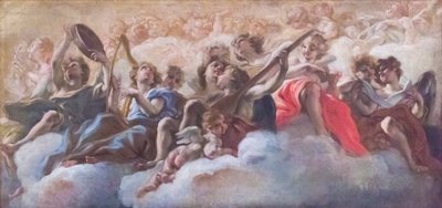 Konzert der Engel von Il (1639 1709) Baciccio