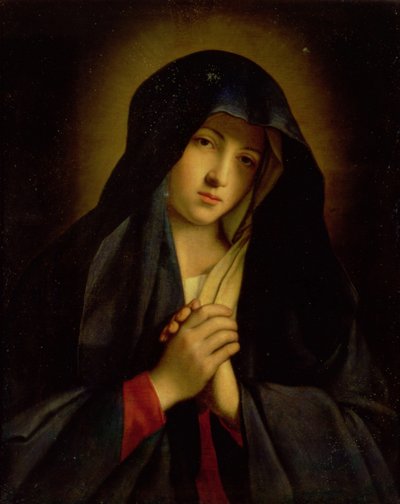 Die Madonna in Trauer von Il Sassoferrato