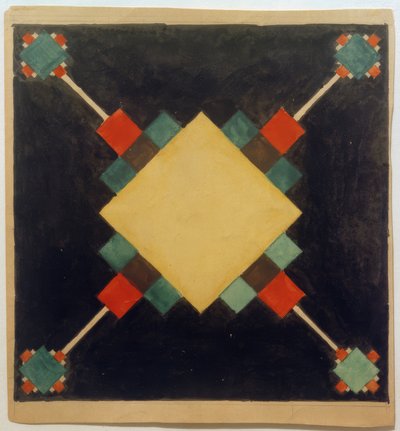 Entwurf eines Ornaments von Ilja Grigorewitsch Tschaschnik
