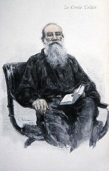 Lew Nikolajewitsch Tolstoi von Ilya Efimovich Repin