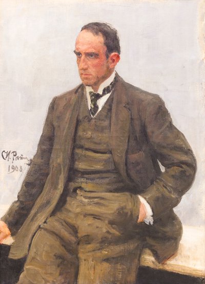 Porträt von Paolo Troubetzkoy von Ilya Efimovich Repin